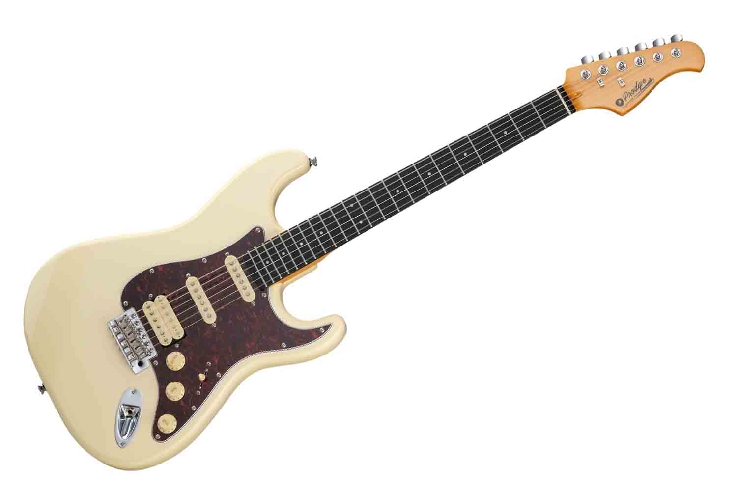 Электрогитара Stratocaster Prodipe JMFST83RAVW - Электрогитара ST83RA, белая - фото 1