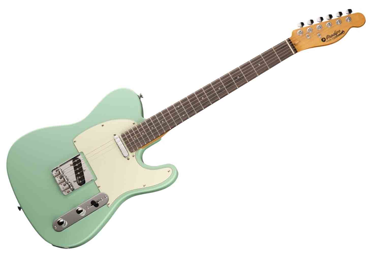 Электрогитара Telecaster Prodipe JMFTC80RASG - Электрогитара TC80RA, зеленая - фото 1