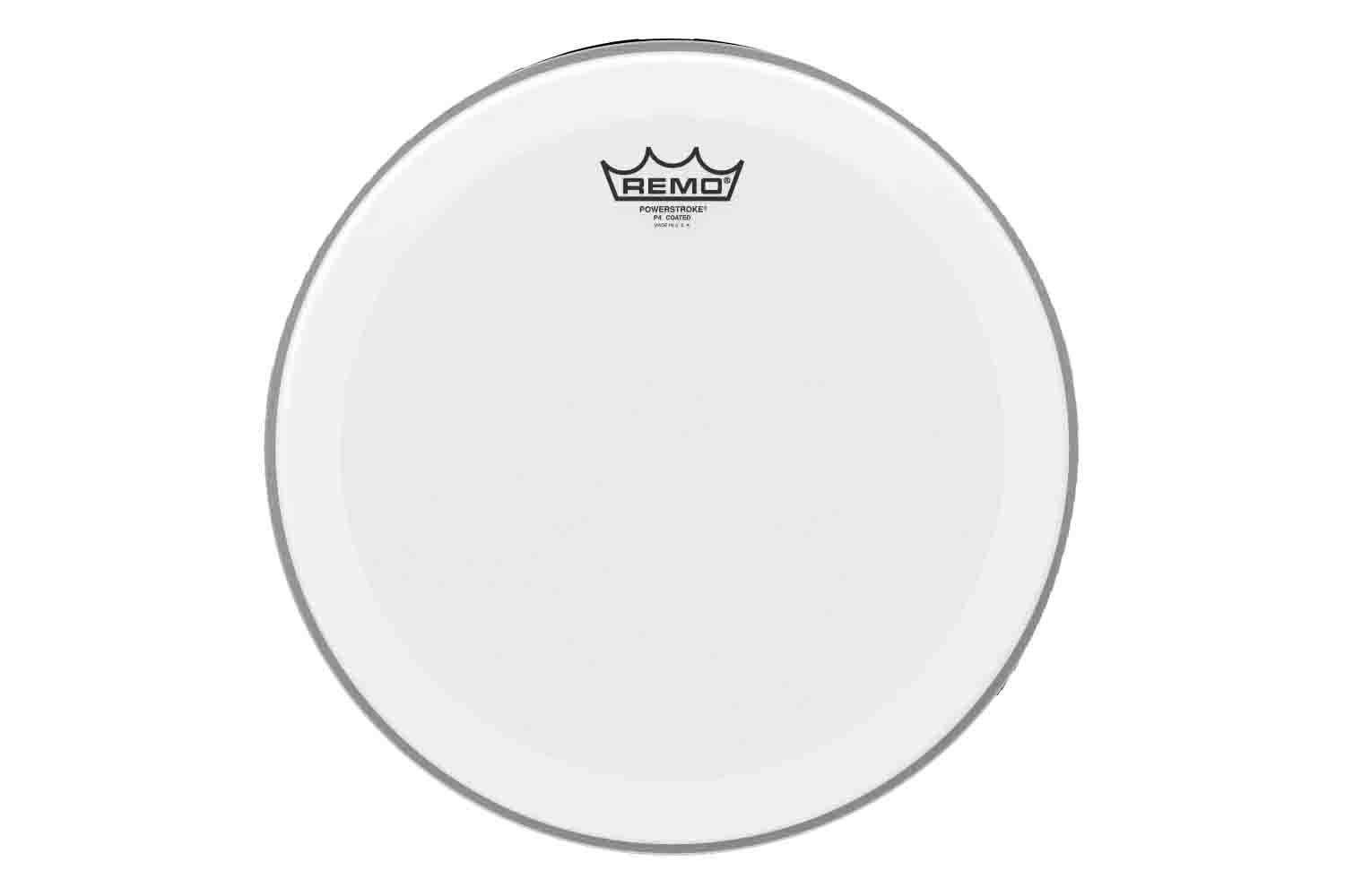 Пластик для рабочего Remo P4-0114-C2 14"Powerstroke coated - пластик для барабана двойной (напыл., демпф. кольцо, усил.) - фото 1