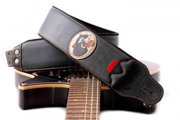 Ремень для гитары RightOn Straps 8419612002401 Groove Old School Panther - Ремень для гитары - фото 2