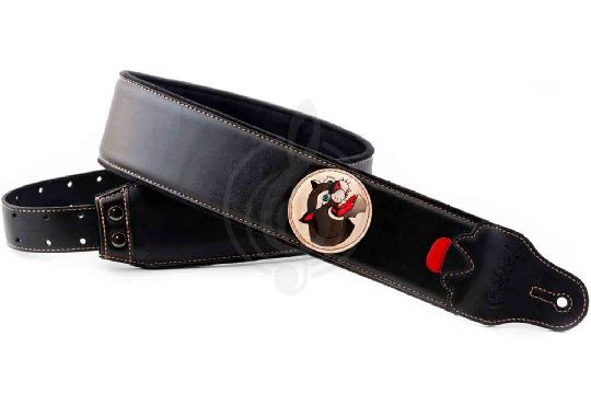 Изображение RightOn Straps 8419612002401 Groove Old School Panther - Ремень для гитары