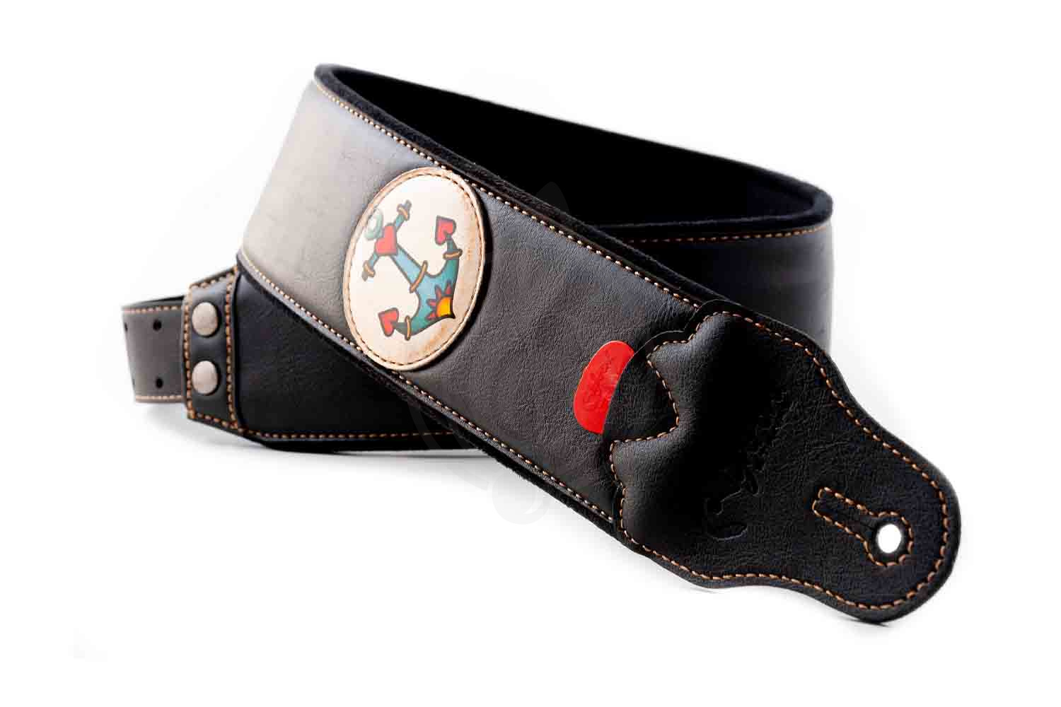 Ремень для гитары RightOn Straps 8419612002418 Groove Old School Anchor - Ремень для гитары - фото 6