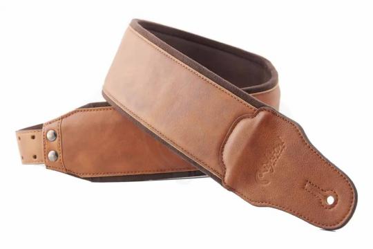 Ремень для гитары RightOn Straps Groove Smooth Woody - Ремень для гитары кожаный - фото 2
