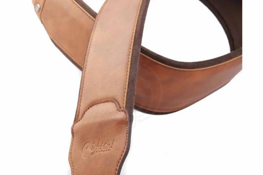 Ремень для гитары RightOn Straps Groove Smooth Woody - Ремень для гитары кожаный - фото 4