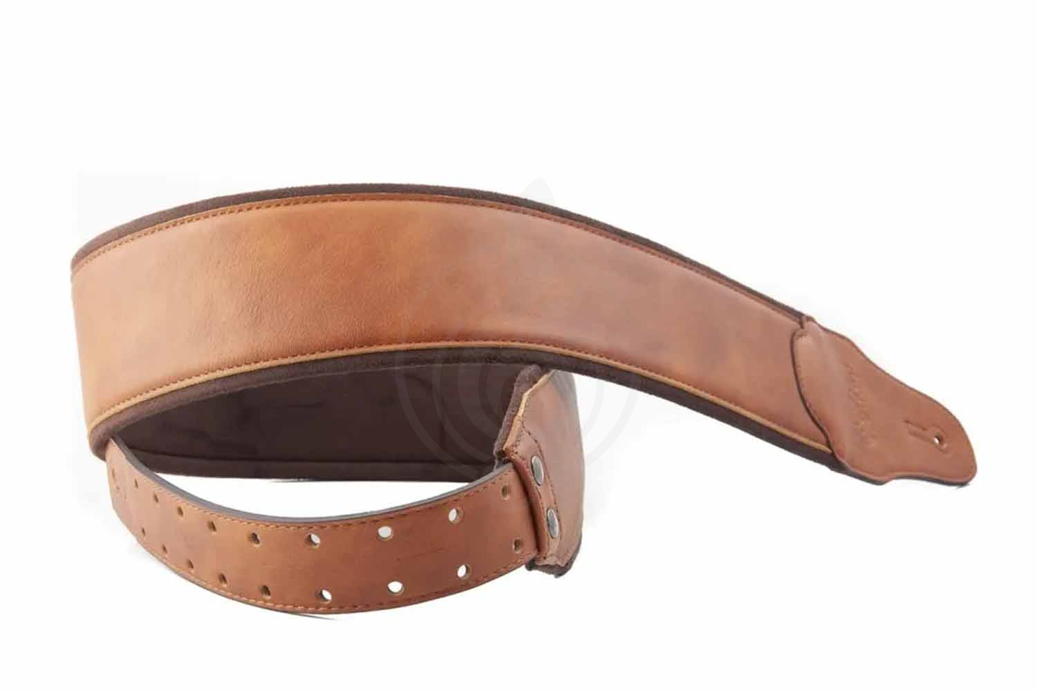 Ремень для гитары RightOn Straps Groove Smooth Woody - Ремень для гитары кожаный - фото 5