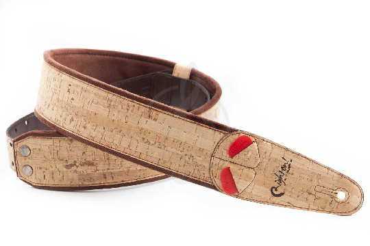Ремень для гитары RightOn Straps Mojo Cork Beige - Ремень для гитары - фото 1