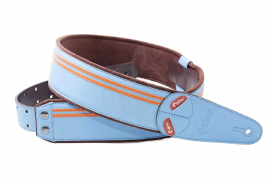 Ремень для гитары RightOn Straps Mojo Race Sonic Blue - Ремень для гитары - фото 1