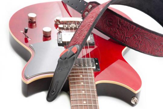 Ремень для гитары RightOn Straps Mojo Sandokan Red - Ремень для гитары - фото 4
