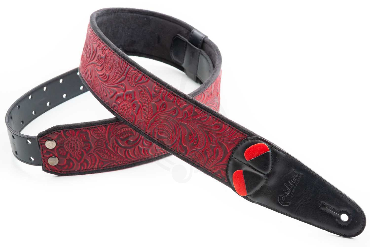 Ремень для гитары RightOn Straps Mojo Sandokan Red - Ремень для гитары - фото 9