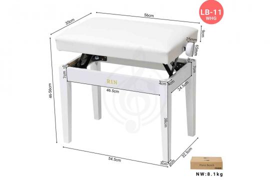 Банкетка Rin LB-11WHG - Банкетка - фото 13