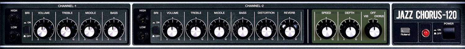 Комбоусилитель для электрогитары Roland - JC-120 - гитарный комбоусилитель - фото 1