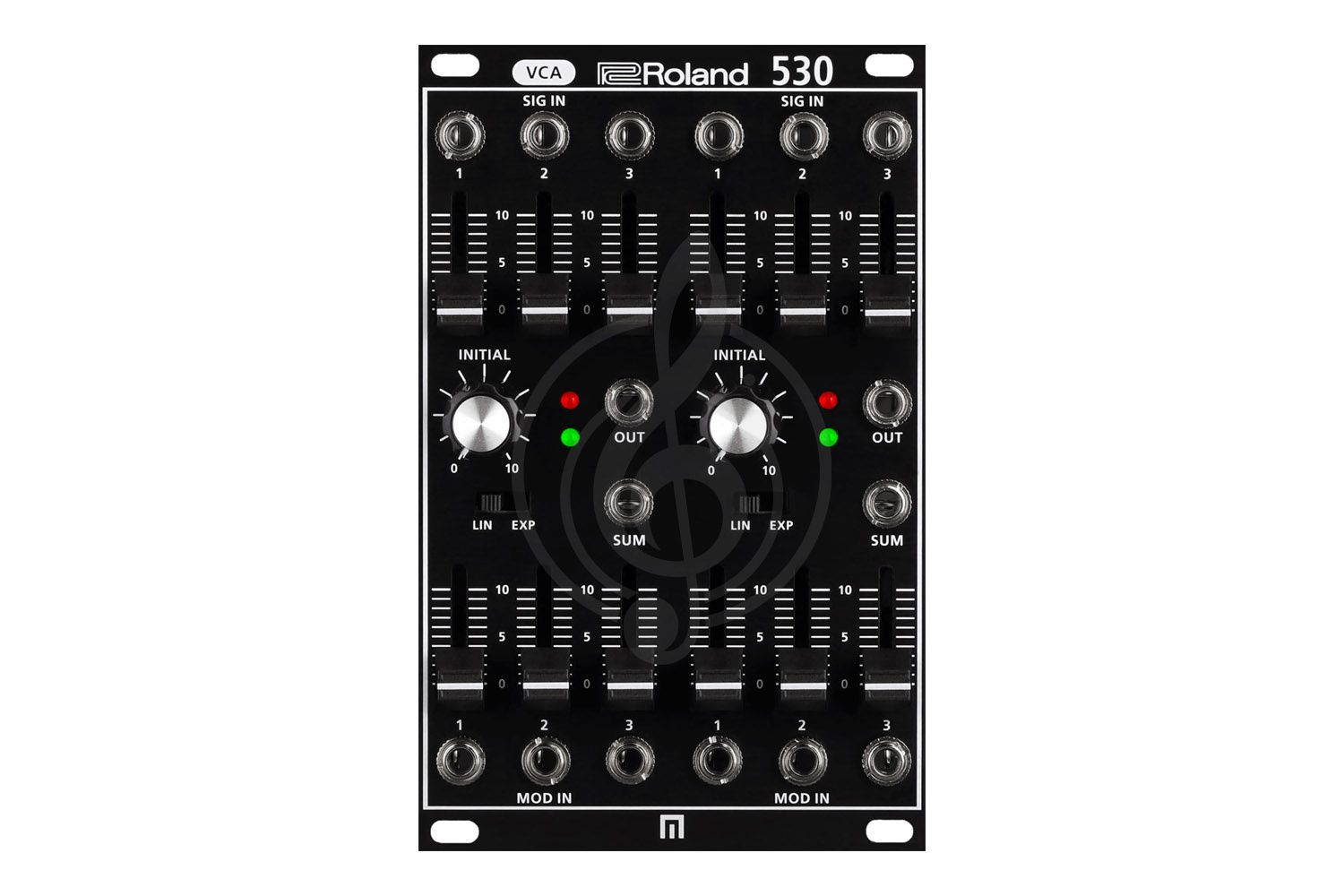 Модульный синтезатор Roland - SYSTEM-500 530 Dual VCA - Модуль формата Eurorack - фото 1