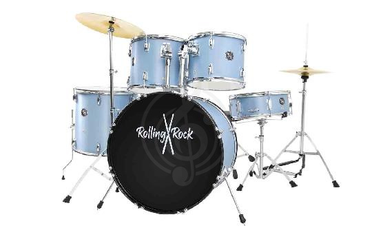 Изображение Rolling Rock JR-2225C Brushed Blue - Ударные установки