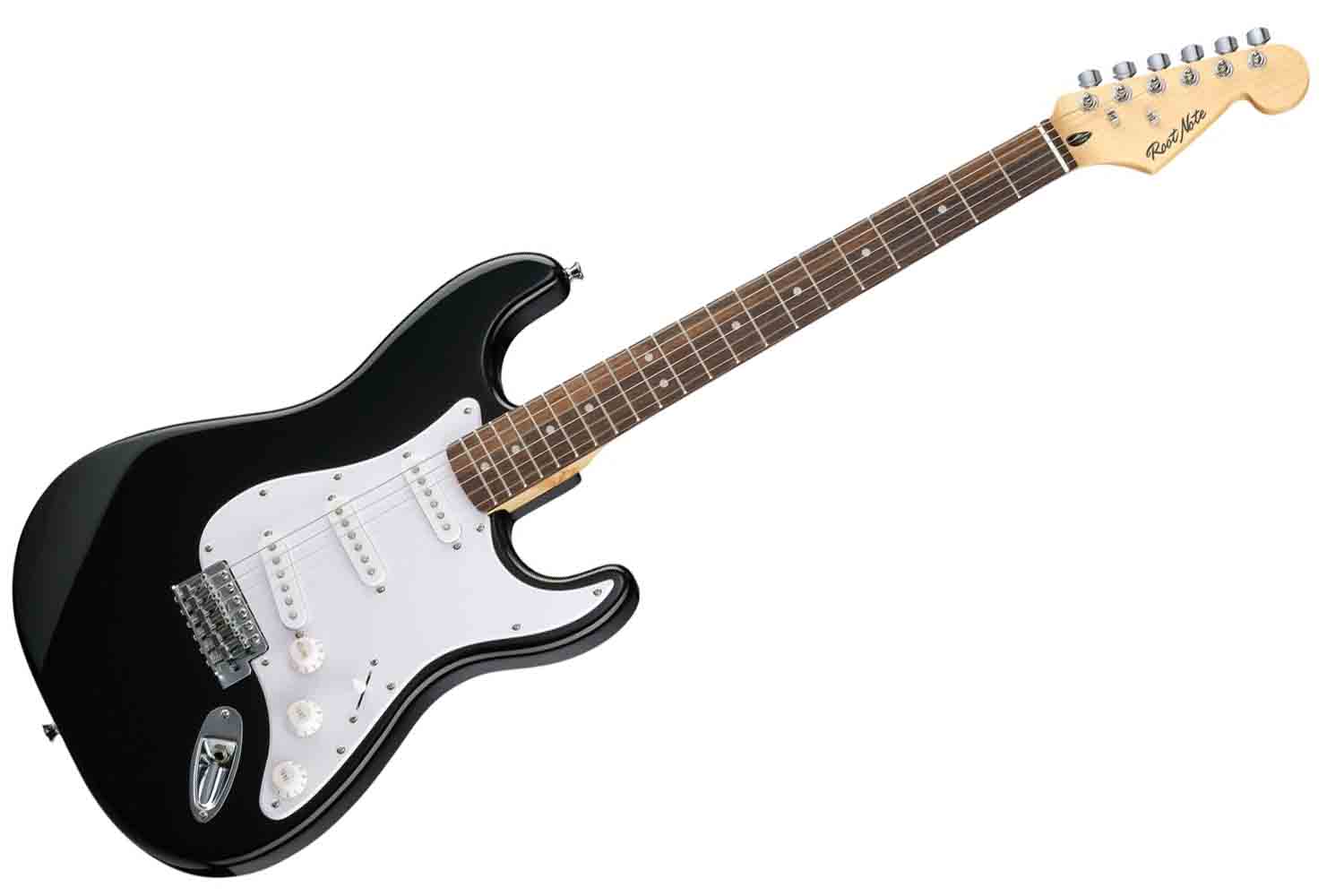 Электрогитара Stratocaster Root Note ST202-BLK - Электрогитара, черная - фото 1