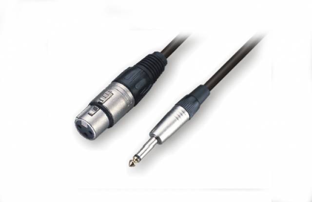 XLR-Jack микрофонный кабель ROXTONE MXJ004/5 Кабель микрофонный, XLR- JACK, 5м - фото 1