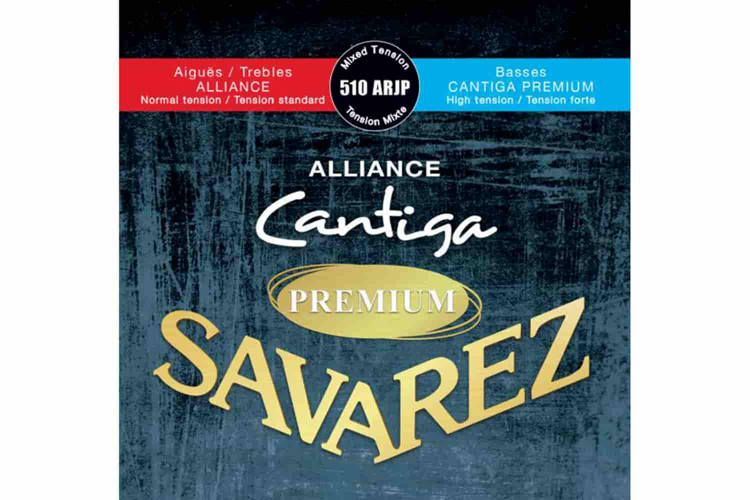 Струны для классической гитары Savarez 510 ARJP Alliance Cantiga Red/Blue Premium mixed tension - Струны для классической гитары - фото 1