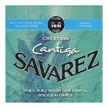 Струны для классической гитары SAVAREZ 510 MJ CREATION CANTIGA Струны для классических гитар (30-34-34-30-36-44) - фото 1