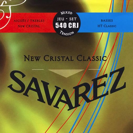 Струны для классической гитары SAVAREZ 540 CRJ NEW CRISTAL CLASSIC Струны для классических гитар (29-33-41-29-35-44) - фото 1