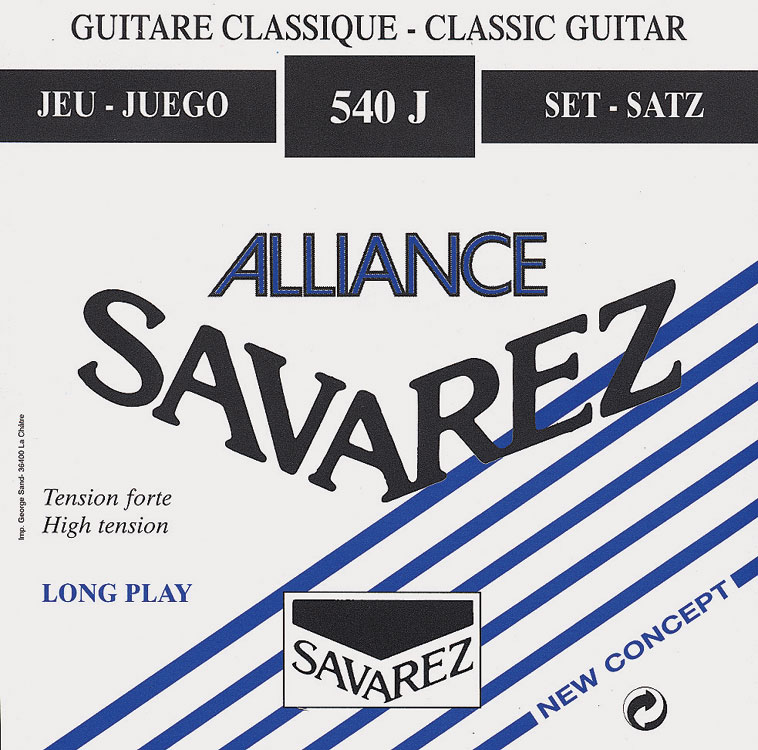 Струны для классической гитары SAVAREZ 540 J ALLIANCE HT CLASSIC Струны для классических гитар  (25-28-34-29-35-44) - фото 1