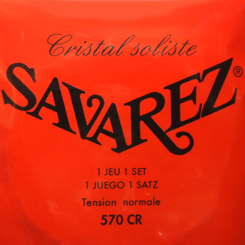 Струны для классической гитары SAVAREZ 570 CR CRISTAL SOLISTE Струны для классических гитар (28-32-40-30-34-42) - фото 1