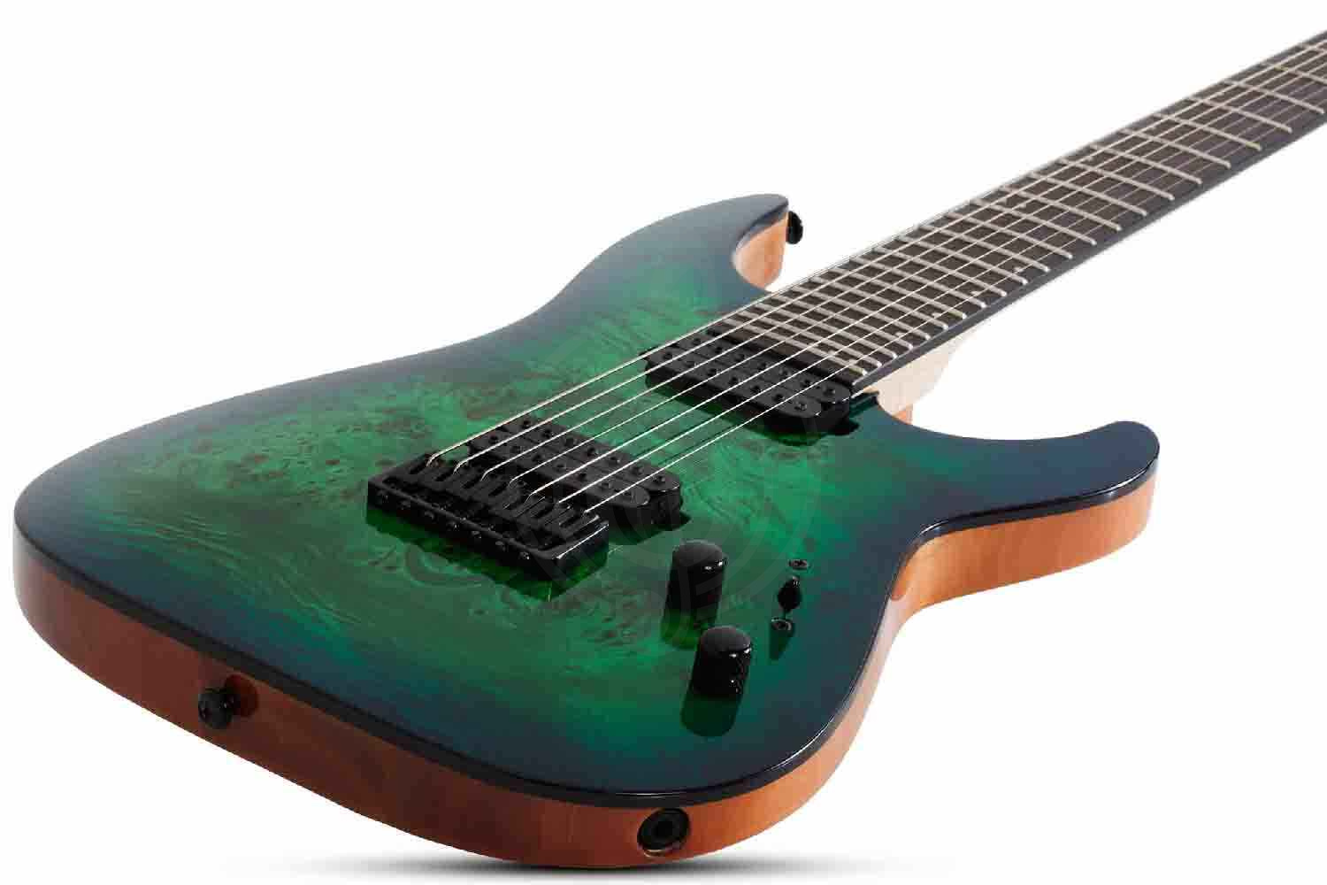 Электрогитара Superstrat Schecter C-7 PRO AQB - Электрогитара - фото 5