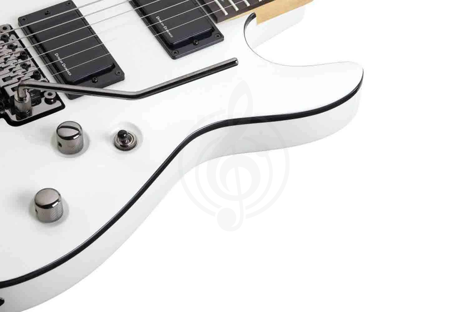 Электрогитара Stratocaster Schecter Demon-6 FR Vintage White - Электрогитара - фото 3