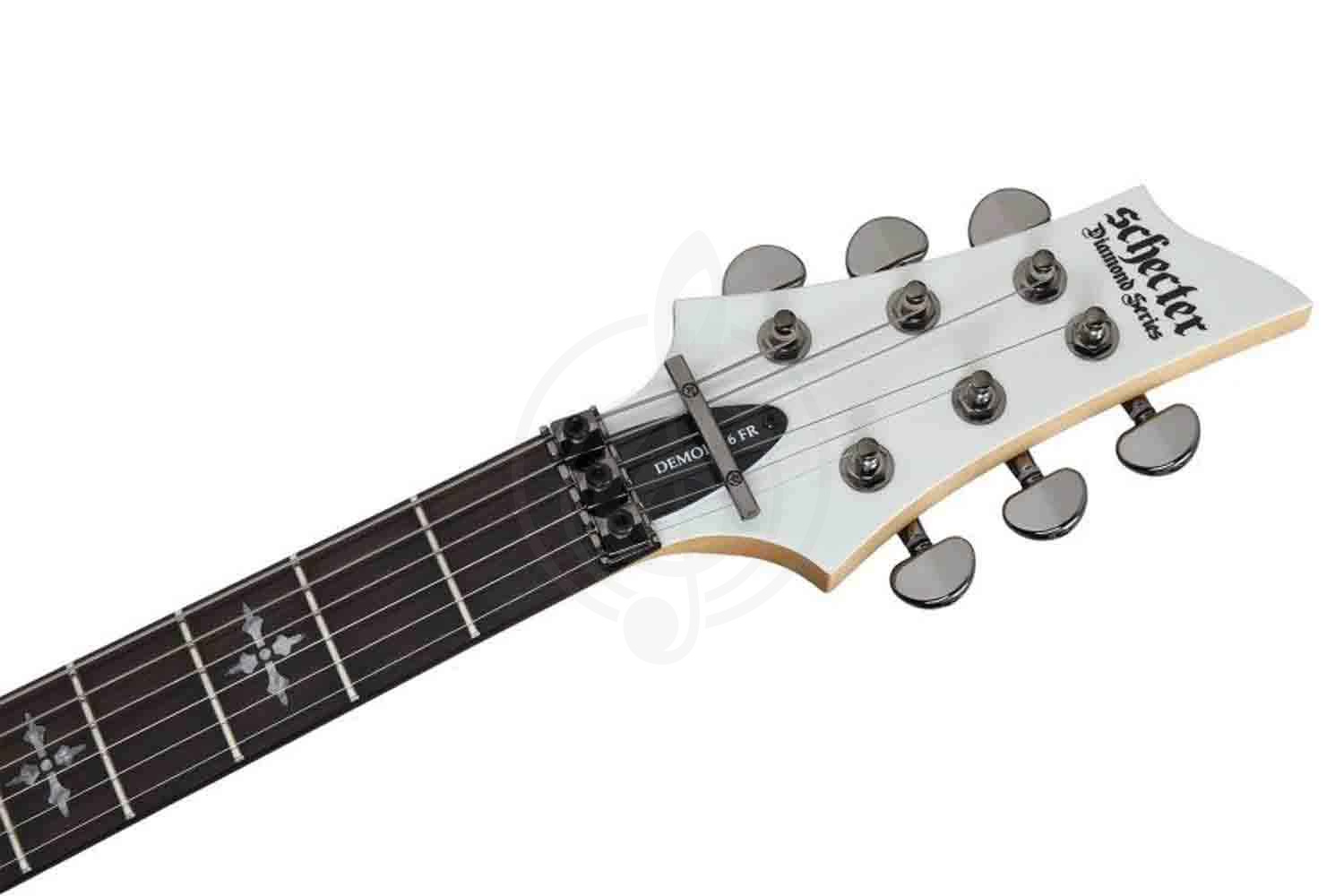 Электрогитара Stratocaster Schecter Demon-6 FR Vintage White - Электрогитара - фото 5