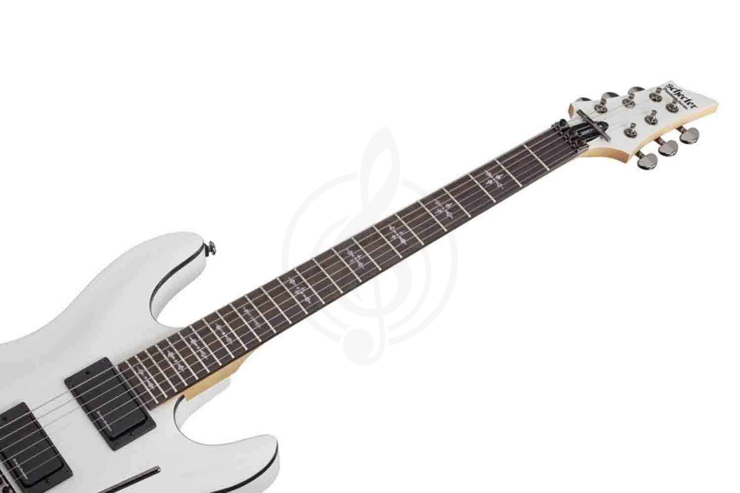 Электрогитара Stratocaster Schecter Demon-6 FR Vintage White - Электрогитара - фото 6