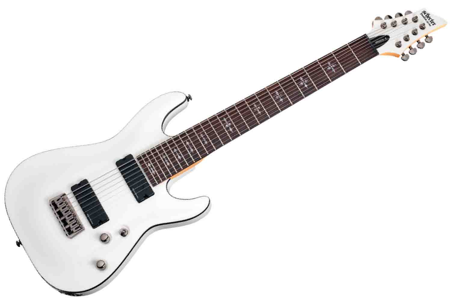 Электрогитара Superstrat Schecter DEMON-8 VWHT - Электрогитара - фото 1