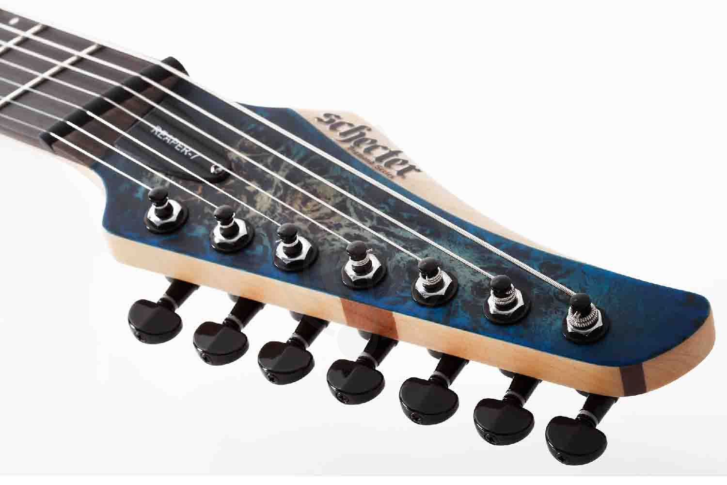 Электрогитара Stratocaster Schecter REAPER-7 Multiscale SSKYB - Электрогитара - фото 12