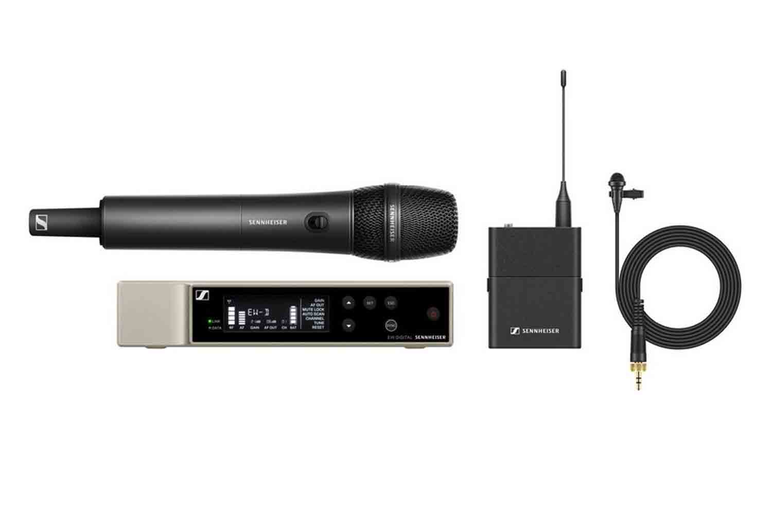 Радиосистема с ручным передатчиком Sennheiser 508771 EW-D ME2/835-S SET (R1-6) - Радиосистема с петличным и ручным микрофоном - фото 1