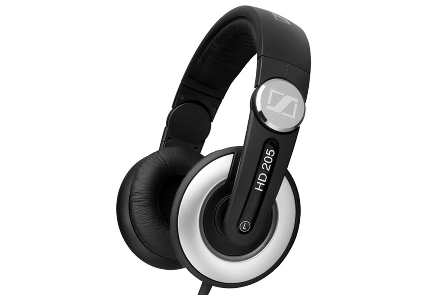DJ наушники SENNHEISER HD 205 II WEST, закрытые мониторные наушники для ди-джеев, 14 - 20000 Гц, 32 Ом, кабель 3 - фото 1