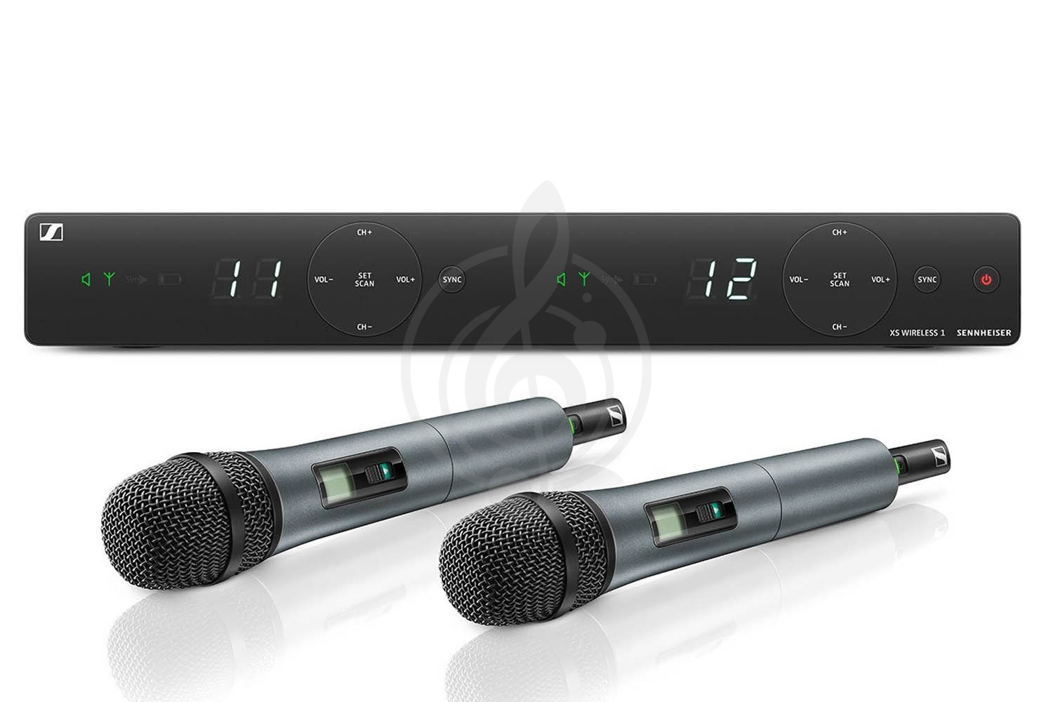 Радиосистема с ручным передатчиком SENNHEISER XSW 1-825 DUAL-B - Радиосистема с двумя ручными передатчиками - фото 1