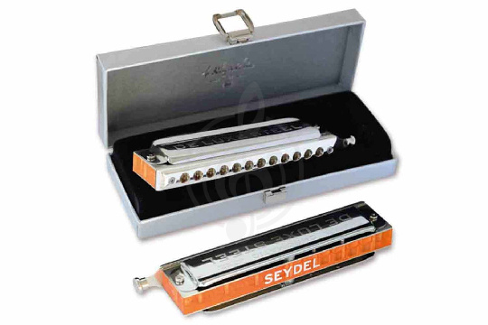 Seydel Sohne 54488C De Luxe Steel Orchestra C - Губная гармошка хроматическая - фото 1 Хроматическая губная гармошка Seydel Sohne 54488C De Luxe Steel Orchestra C - Губная гармошка хроматическая - фото 1