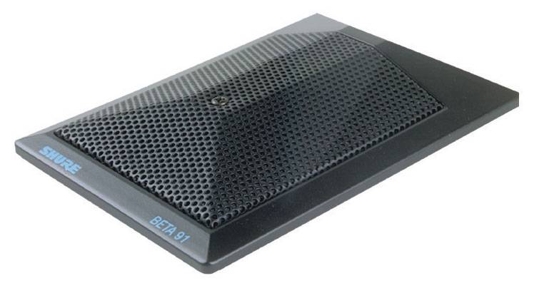 Инструментальный микрофон SHURE BETA 91A - полукардиоидный конденсаторный инструментальный микрофон (плоский) - фото 1