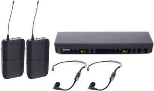 Изображение Радиосистема с головным микрофоном Shure SHURE BLX188E/SM35 M17