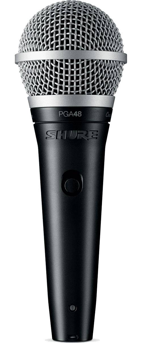 Динамический вокальный микрофон SHURE PGA48-XLR-E - динамический вокальный микрофон - фото 1