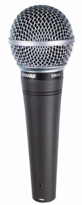 Динамический вокальный микрофон SHURE SM48-LC Вокальный динамический микрофон - фото 1