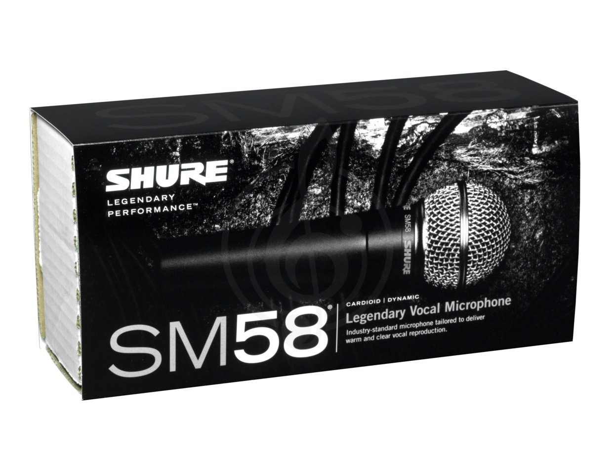 Динамический вокальный микрофон Shure SM58-LCE - микрофон динамический кардиоидный вокальный - фото 3