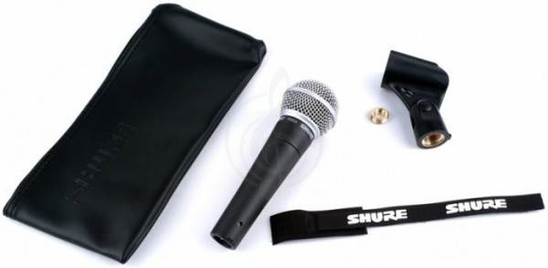 Динамический вокальный микрофон Shure SM58-LCE - микрофон динамический кардиоидный вокальный - фото 4