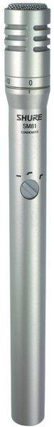 Инструментальный микрофон SHURE SM81 - инструментальный микрофон - фото 1