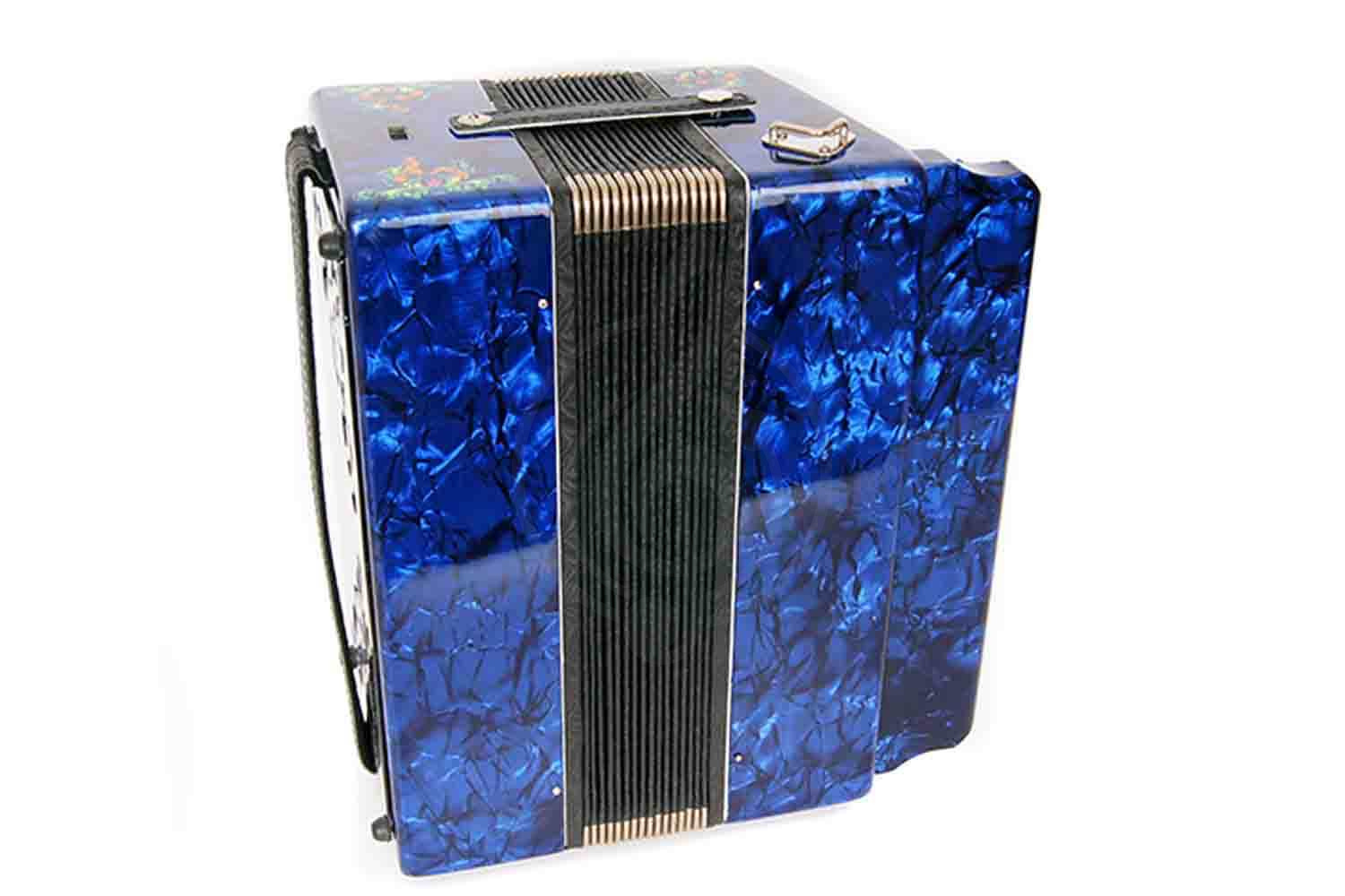 Гармонь Шуйская гармонь S51XL-A-BL синяя 25х25-III - фото 5
