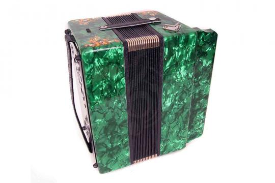 Шуйская гармонь S51XL-A-GR 25х25-III, зеленая - фото 2 Гармонь Шуйская гармонь S51XL-A-GR 25х25-III, зеленая - фото 2