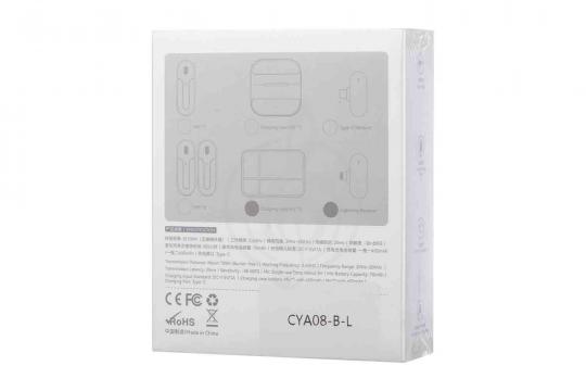 Радиосистема с петличным микрофоном Simple Fly CYA08-B-L - Микрофон беспроводной - фото 2