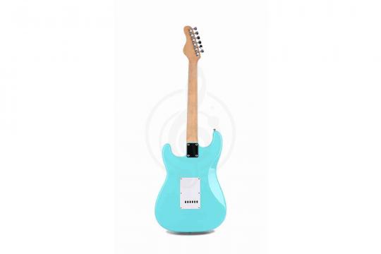 Электрогитара Stratocaster Smiger L-G1-ST-GR - Электрогитара, бирюзовая - фото 4