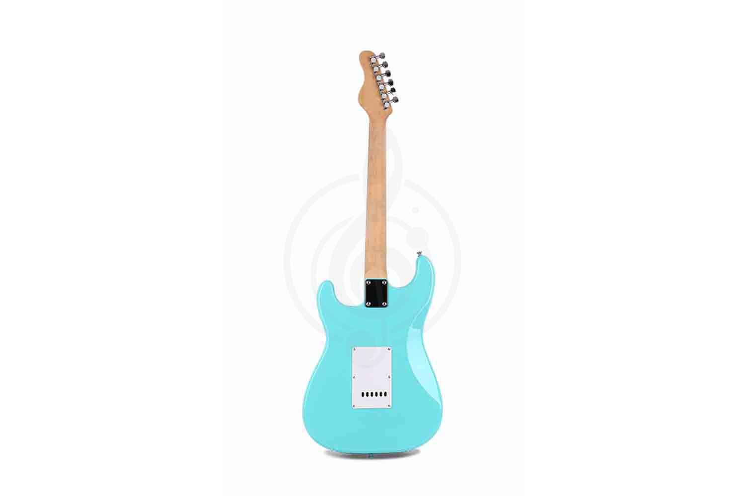 Электрогитара Stratocaster Smiger L-G1-ST-GR - Электрогитара, бирюзовая - фото 4
