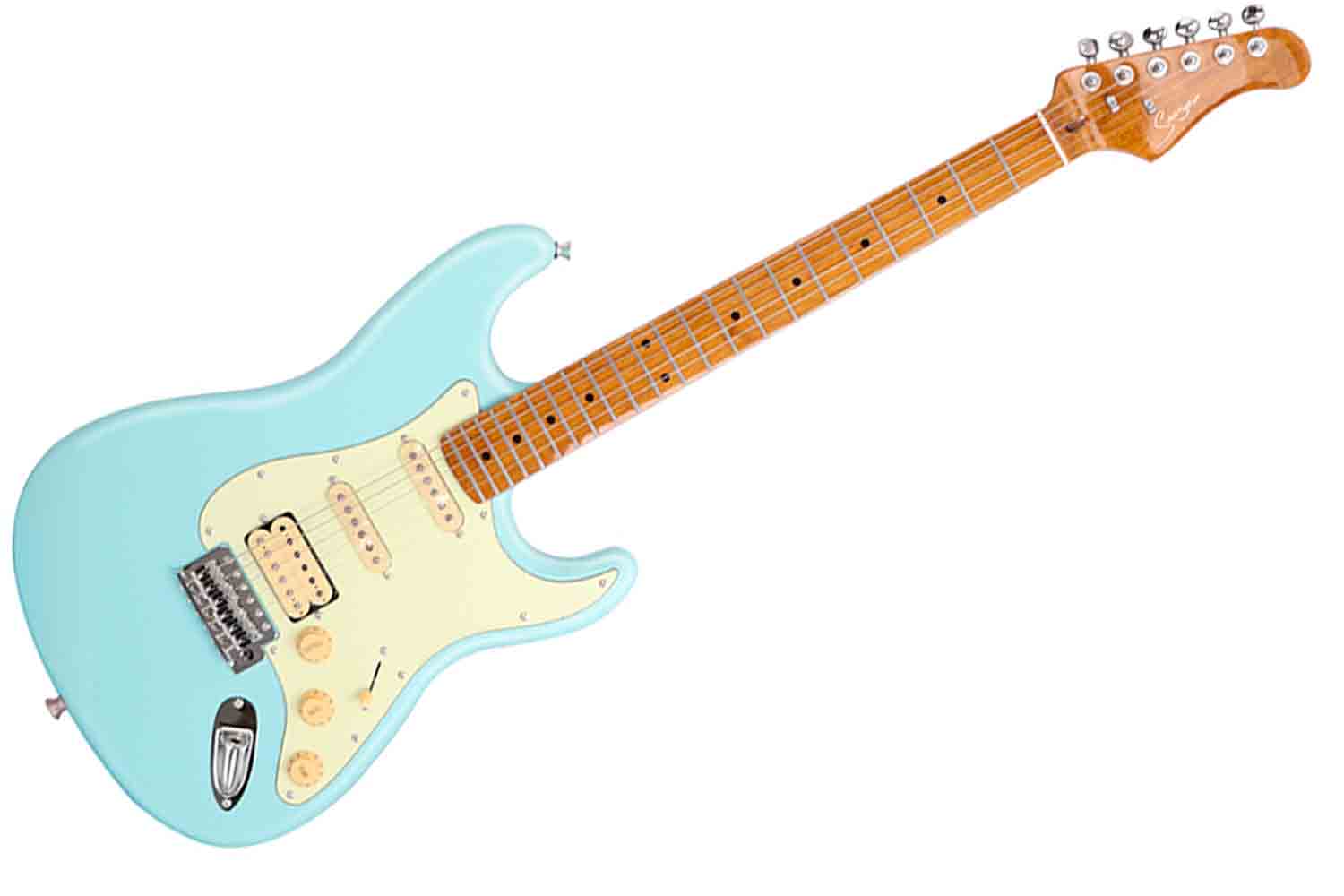 Электрогитара Stratocaster Smiger L-G2-PRO-DB - Электрогитара, голубая - фото 1