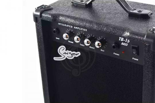 Комбоусилитель для бас-гитары Smiger TB-15-BK - Басовый комбоусилитель, 15Вт - фото 4