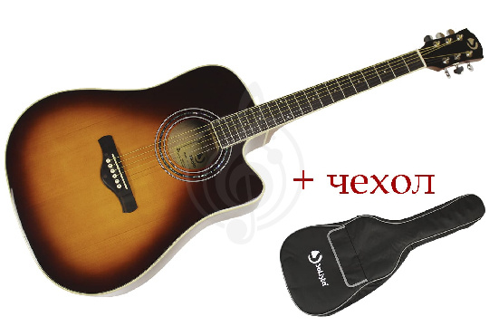 Акустическая гитара SOLISTA CG-D1P Sunburst - Акустическая гитара - фото 1