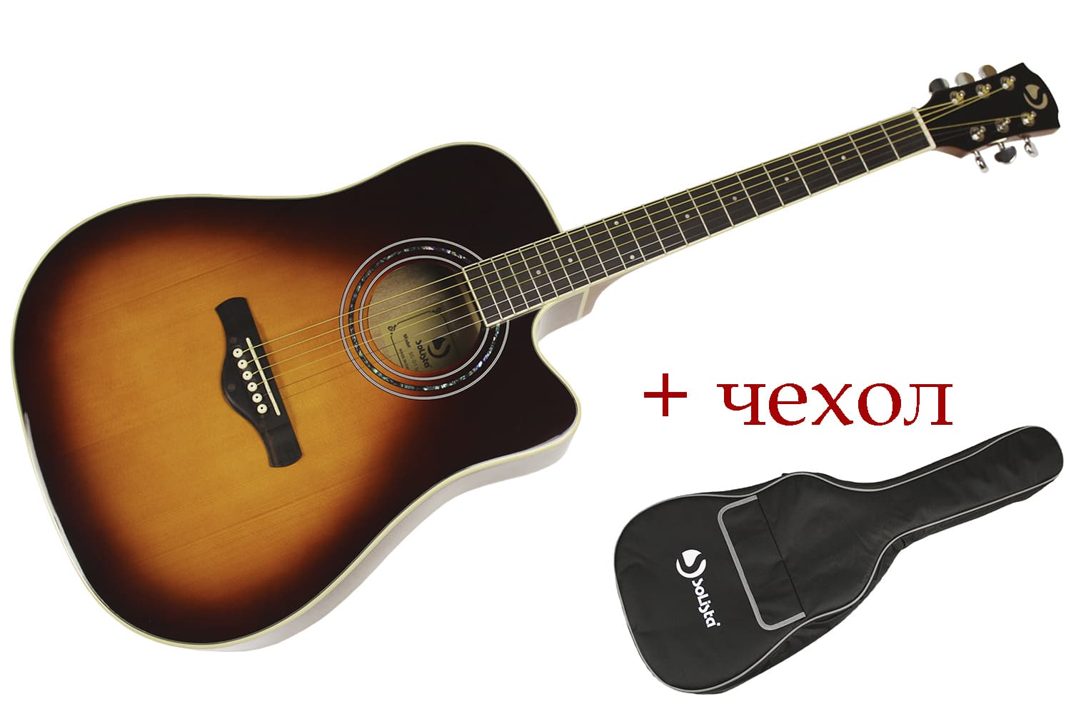 Акустическая гитара SOLISTA CG-D1P Sunburst - Акустическая гитара - фото 1